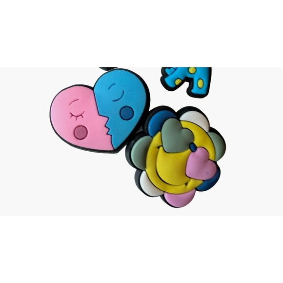 Valentines Shoe Charms Hearts Love Wedding Romance lot 12 - Picture 5 of 9